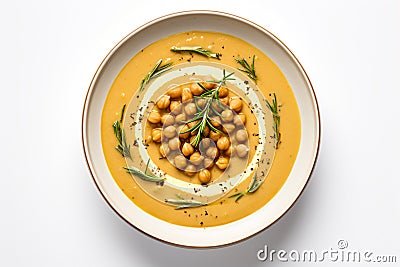 Chickpea Soup a classic of Umbrian cuisine and the epitome of Italian comfort food Stock Photo