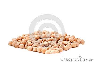 Chickpeas pile Stock Photo