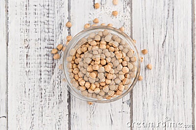 Chickpeas selective focus Stock Photo