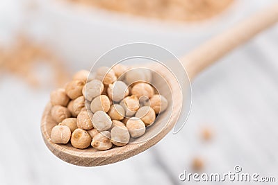 Chickpeas selective focus Stock Photo