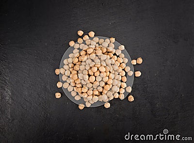 Chickpeas selective focus Stock Photo