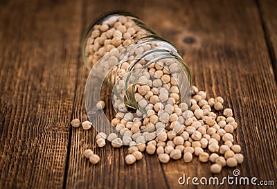 Chickpeas selective focus Stock Photo