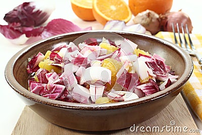 Chicory salad Stock Photo