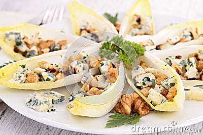 Chicory salad Stock Photo