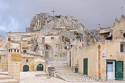 Chiesa di Madonna de Idris - Matera Editorial Stock Photo