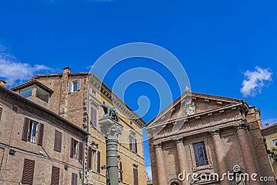 Chiesa di San Cristoforo in Siena Stock Photo