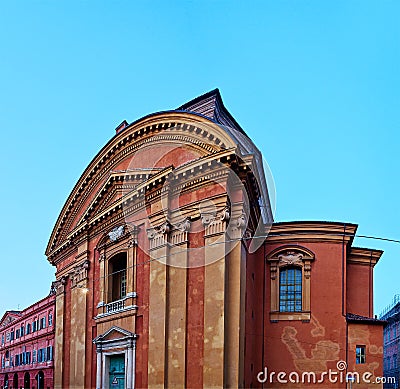 Chiesa di San Domenico in Modena, Italy Editorial Stock Photo