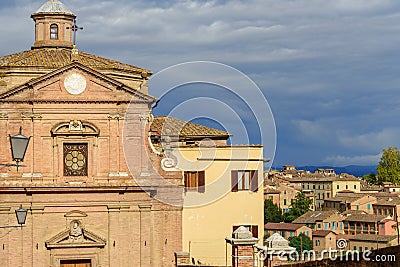 Chiesa di San Giuseppe is Roman church. Siena. Italy Stock Photo