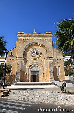 Chiesa di San Giuseppe, Santa Cesarea Terme, Italy Stock Photo