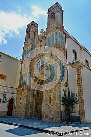 Chiesa Di San Pietro exterior, Caltagirone Sicily Italy Stock Photo