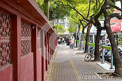 Chihkan Tower, also known as the Fort Provintia Editorial Stock Photo