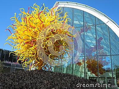 Chihuly Garden and Glass Museum Seattle Editorial Stock Photo