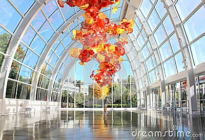 Chihuly Garden and Glass Museum, Seattle Editorial Stock Photo