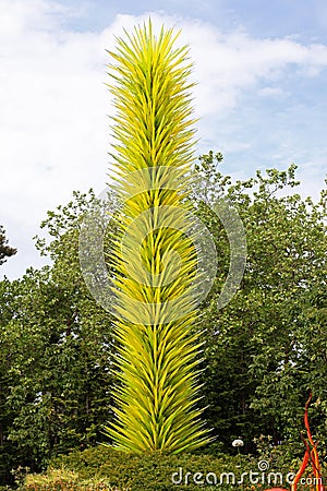 Chihuly Garden and Glass Editorial Stock Photo