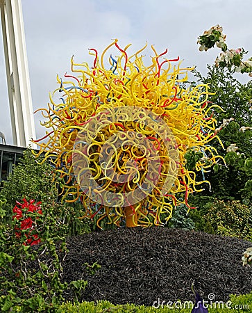 Chihuly Garden and Glass Editorial Stock Photo