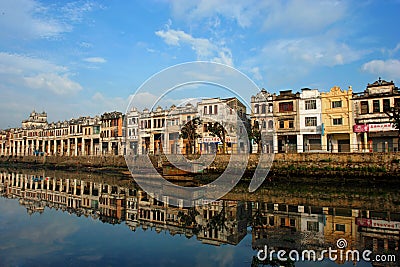 Chikan Town, Kaiping, China Stock Photo