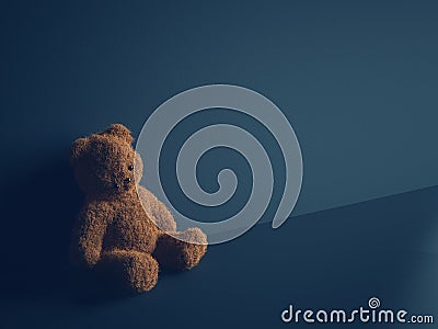 Child abuse concept Stock Photo