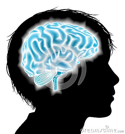 Child brain concept Vector Illustration