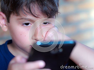 Child Cell Stock Photo