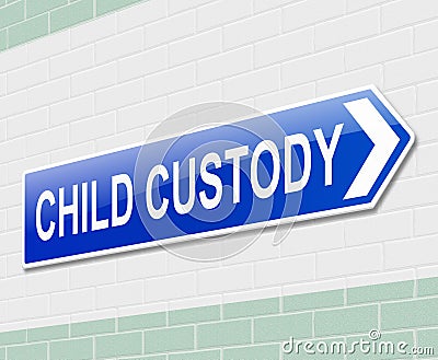 Child custody concept. Stock Photo