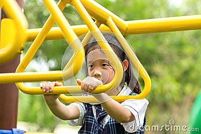 Child with Determination Concept Stock Photo