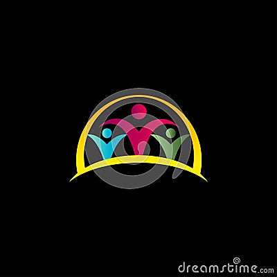 Child Dreams logo Design vector Vector Illustration
