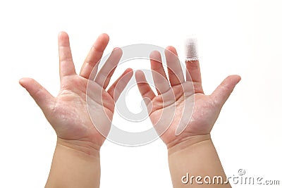 Child finger Stock Photo