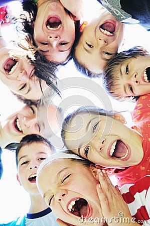 Child group Stock Photo