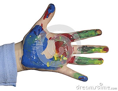 Child hand Stock Photo