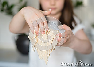 Homemade plastiline. Plasticine. play dough. Stock Photo