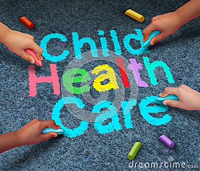 Child Health Care Stock Photo