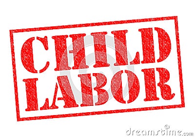 CHILD LABOR Stock Photo