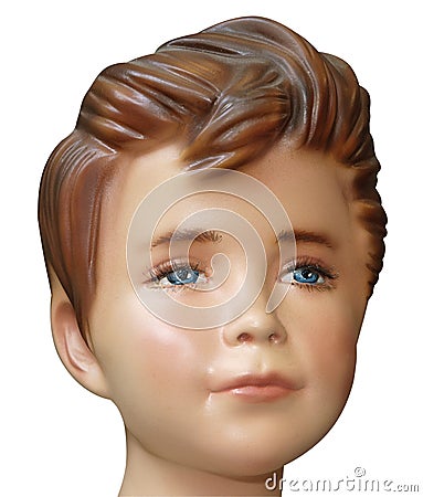 Child Mannequin Head Stock Photo