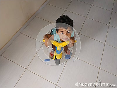 child playing Stock Photo