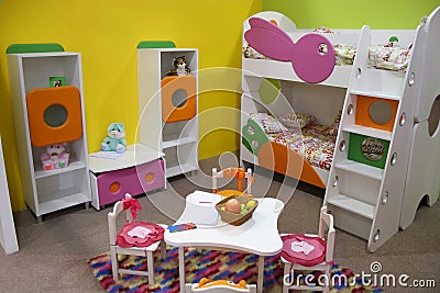 Child room, playroom Stock Photo