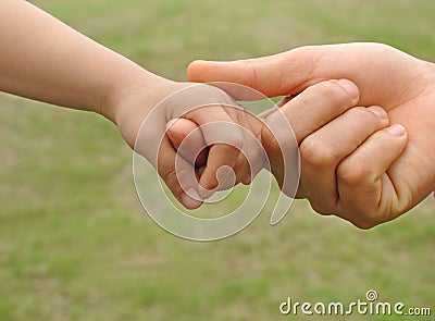 Child's hand Stock Photo