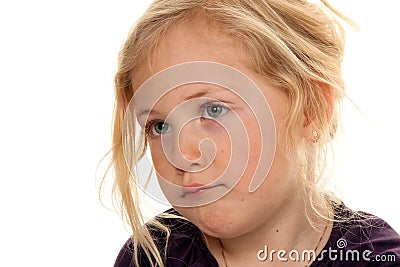 Child's head. Portrait of a little Stock Photo