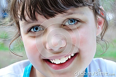 Child smiling Stock Photo