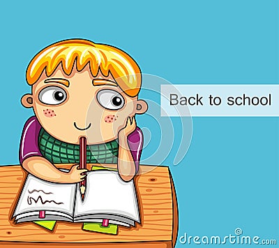 Childern learning Stock Photo