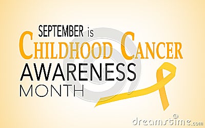 Childhood cancer awareness month Stock Photo