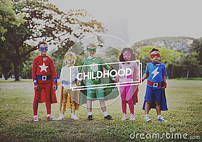 Childhood Childlike Child Children Kids Offspring Concept Stock Photo