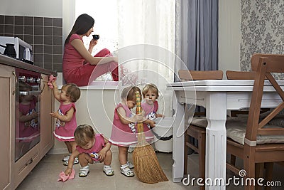Childhood difficulties. Stock Photo
