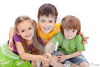 Childhood friends Stock Photo