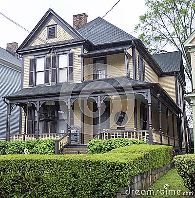 Childhood home of Martin Luther King Jr Stock Photo