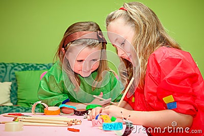 children craft Stock Photo