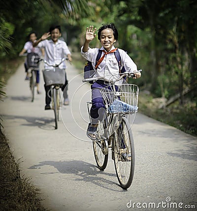 School children in vietnam Editorial Stock Photo