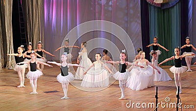Children dance ballet Editorial Stock Photo