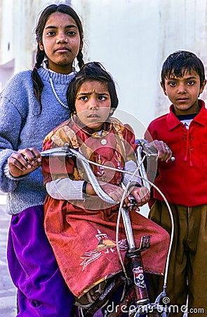 Children in Delhi, India Editorial Stock Photo