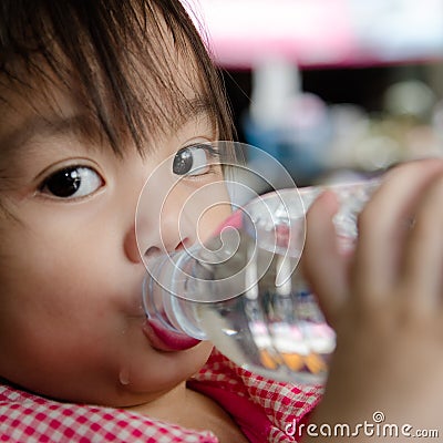 Children drink Stock Photo