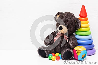 Children educational toys Stock Photo